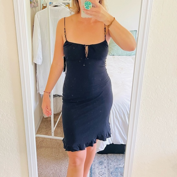 NWT ABS Allen Schwartz Black Dress - Picture 5 of 9